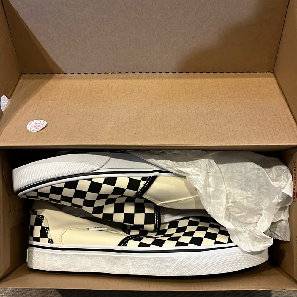 Classic Van Slip-On Checkerboard Shoe
